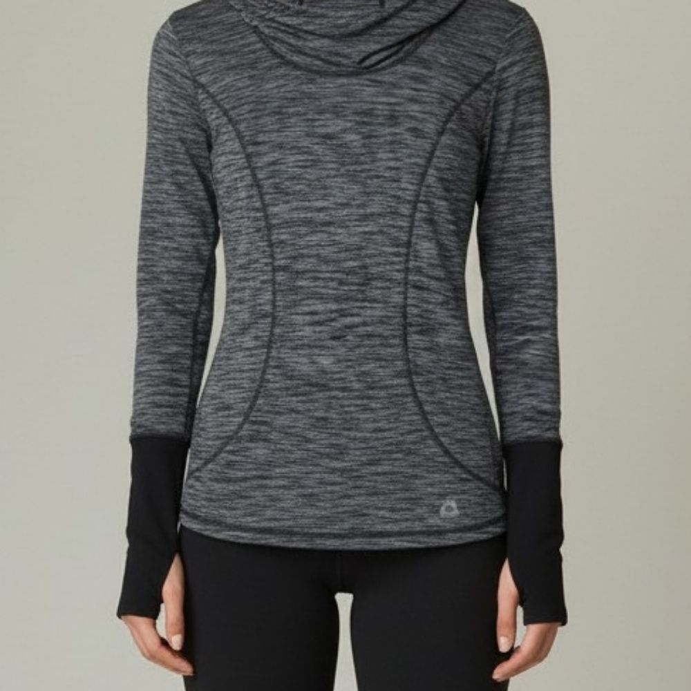 RBX Performance Sports Ruched Long sleeve hoodie